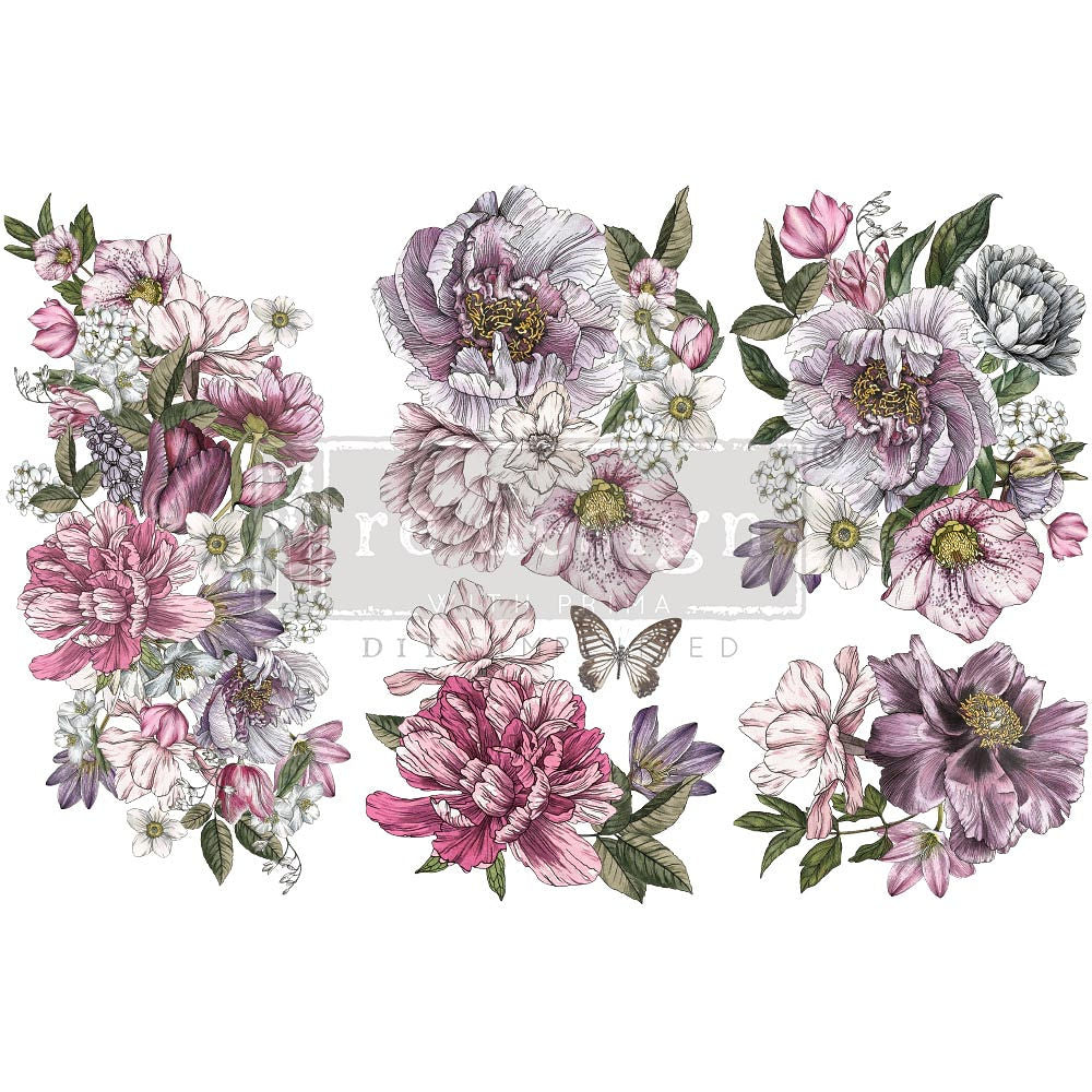 Dreamy Florals Decor Transfer Redesign with Prima