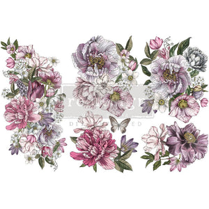 Dreamy Blumen Dekor Transfer Neugestaltung mit Prima