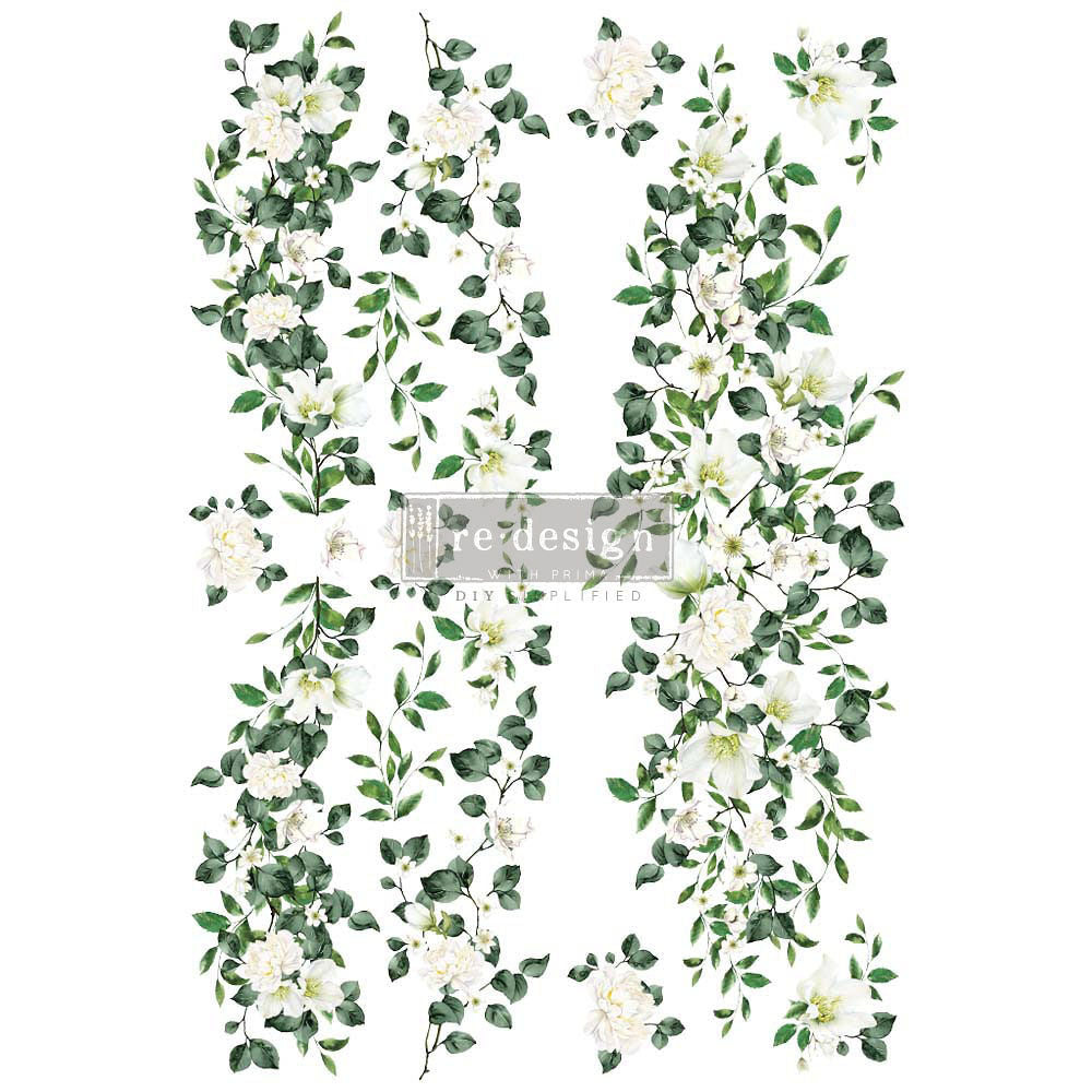 Trellis Flowers Transfer by Redesign with Prima
