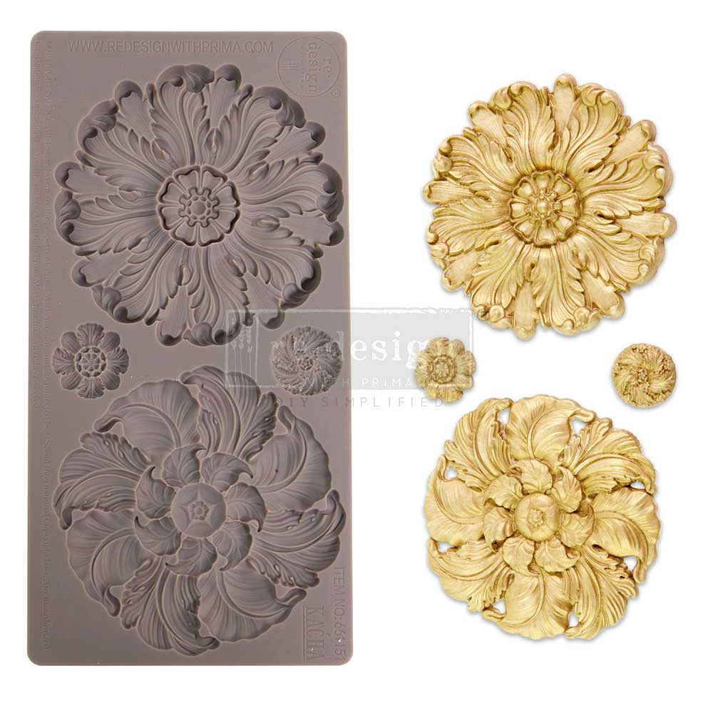 Engraved Medallions by Kacha Decor Mould for Redesign with Prima