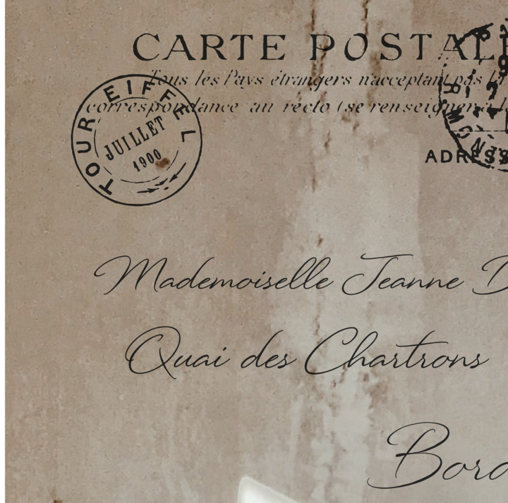 Postkarte / carte Postal - Amatxi -Übertragung