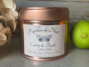 Soy Candle - Citrus & Basil