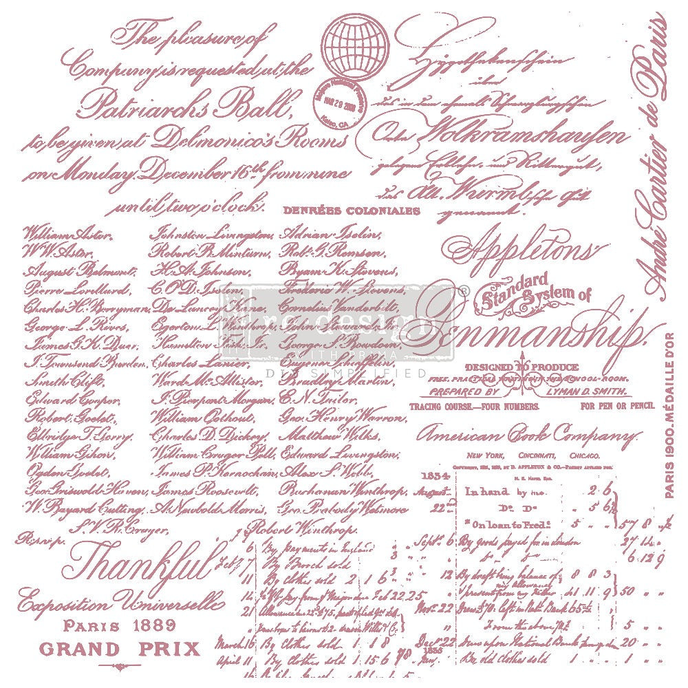 Decorative Stamp, Handwritten Note by Redesign