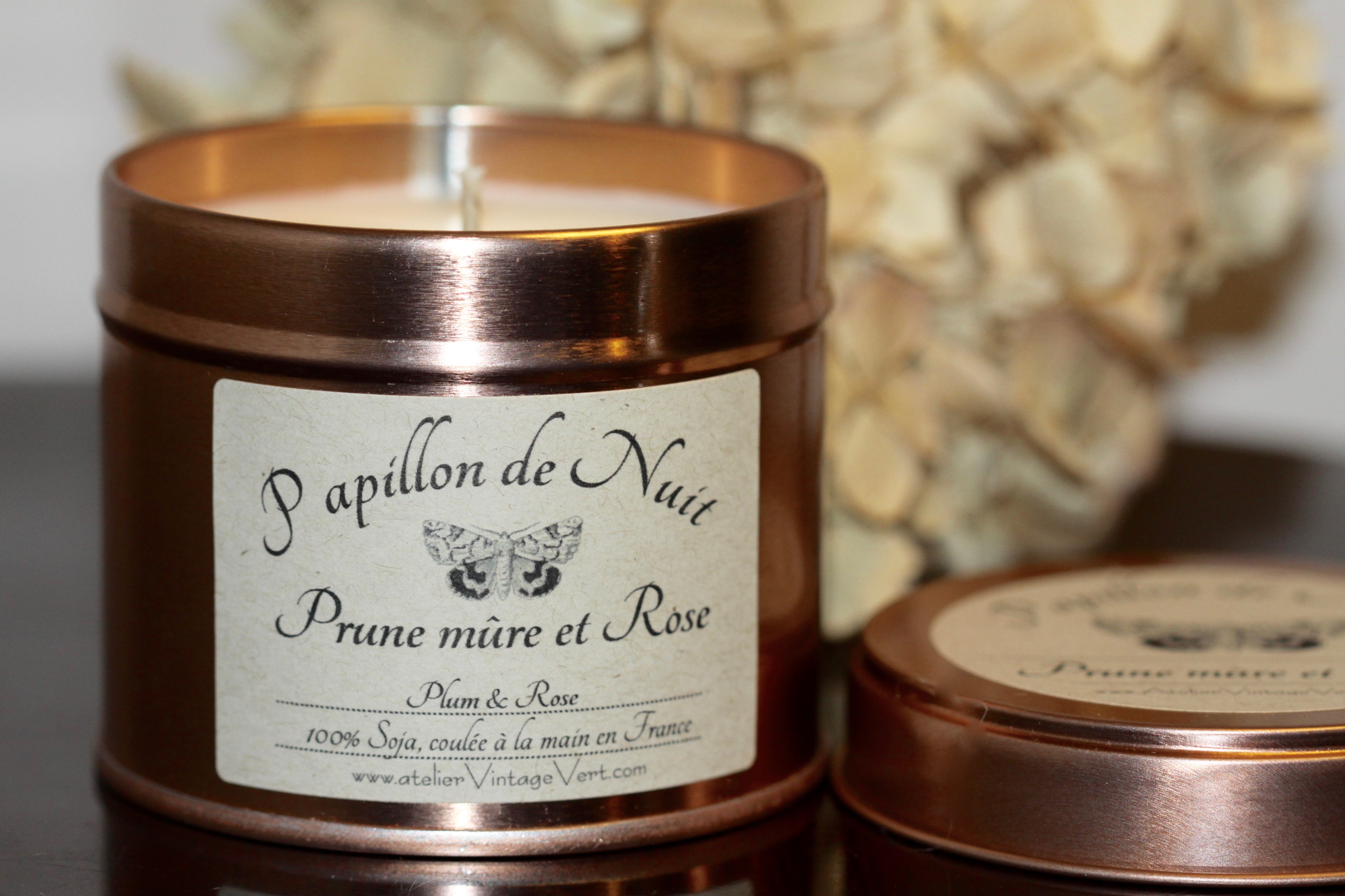 Soy Candle - Plum & Rose