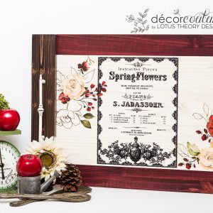 Spring Flowers Transfer - Redesign with Prima