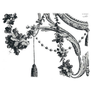 Trasferimento di decorazioni da IOD - Cosette, disegni di orchidea di ferro
