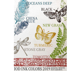 Tinta azul china de Iron Orchid Designs