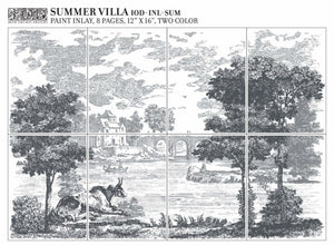 Summer Villa Paint Inlay by Iron Orchid Designs IOD