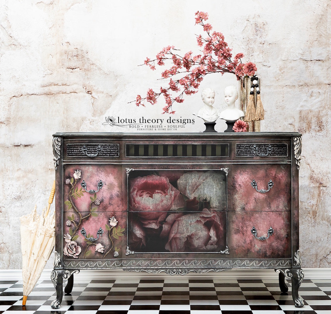 Moody Florals Decoupage Paper by Mint