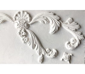 Acanthus Scroll Silicone Mould by Iron Orchid Designs