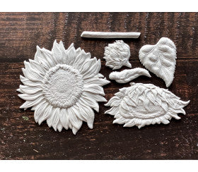 Decorative Mould Sunflowers by Iron Orchid Designs