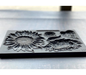 Decorative Mould Sunflowers by Iron Orchid Designs