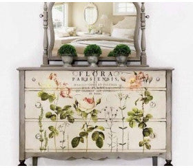 Flora Parisiensis Transfer by Iron Orchid Designs IOD